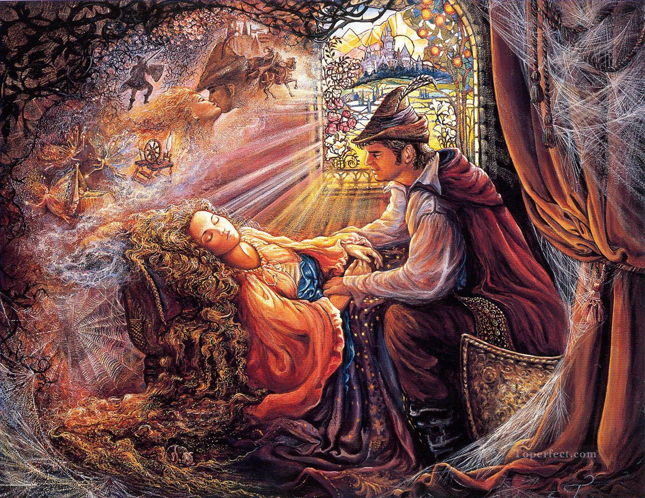 JW 眠れる森の美女 ファンタジー油絵